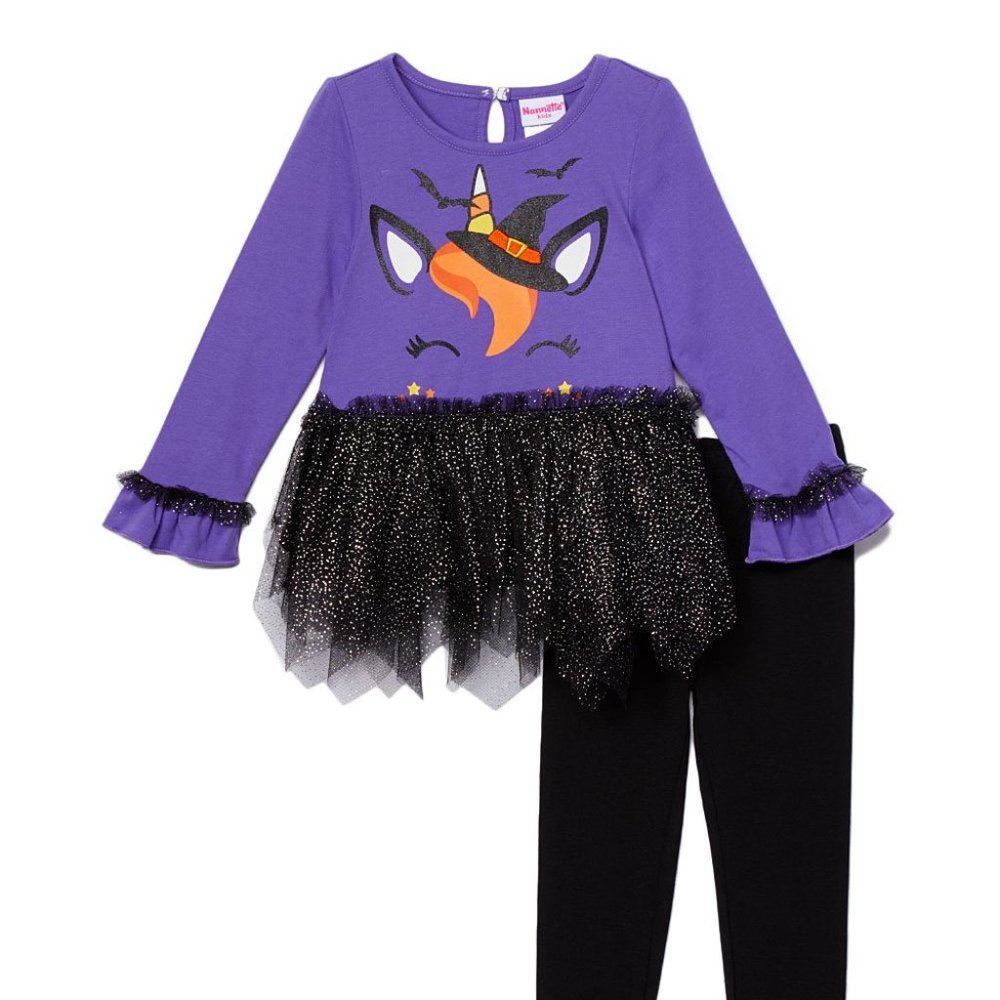 NWT Unicorn Witch matching set